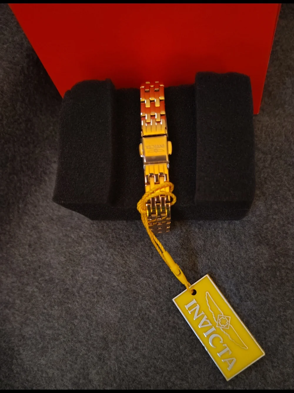Invicta Women's Gold-Tone Hexagonal Bracelet Watch NEW